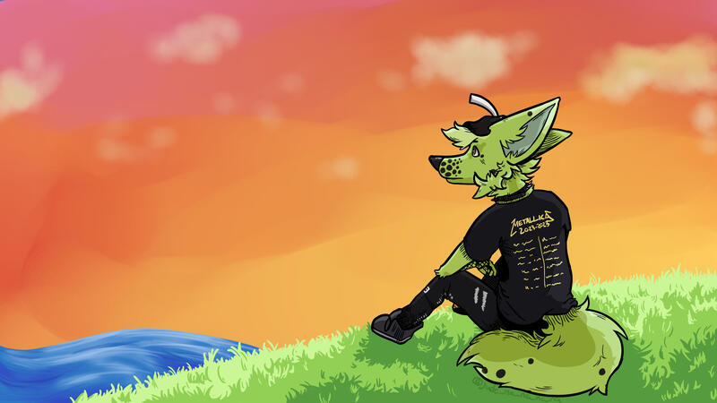 Fullbody shaded scene